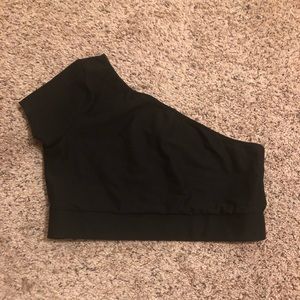 VSX one shoulder crop